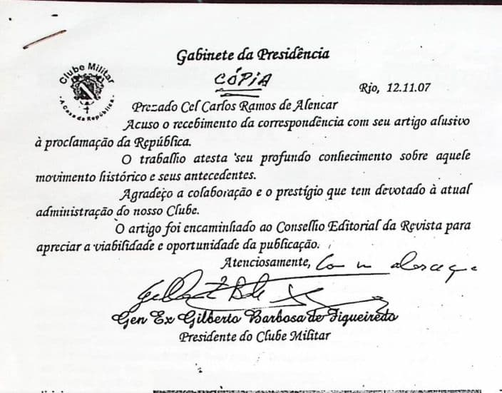 Almirante Alexandrino - Jornal Inconfidência Dezembro de 2007