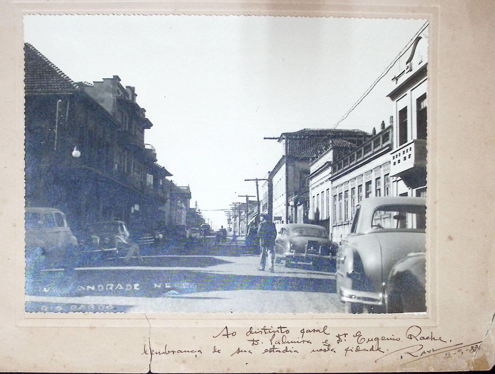 Foto - Rua Andrade Neves - Ano 1953